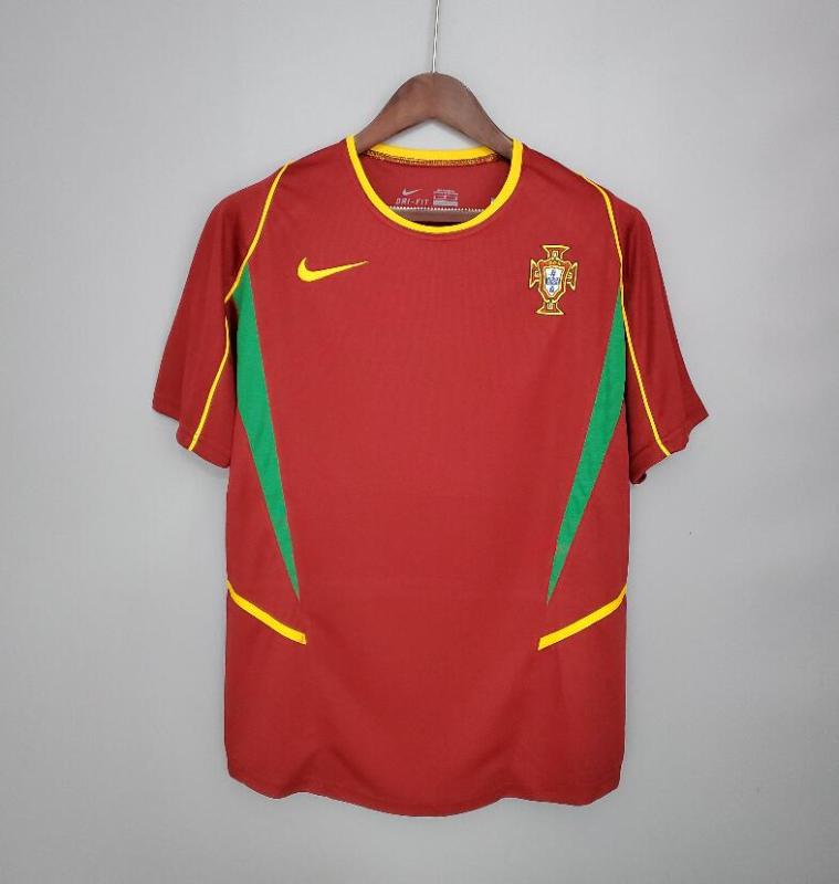 retro 2002 Portugal home Jersey