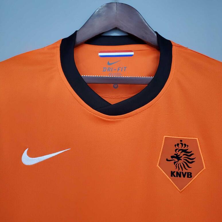 retro 2010 Netherlands home jersey