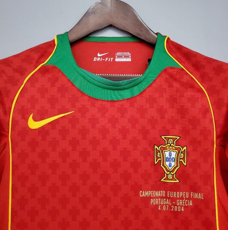 retro 2004 Portugal home Jersey
