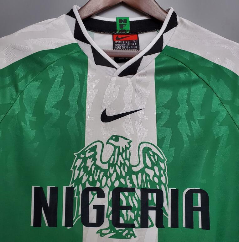 retro 1996 Nigeria home jersey