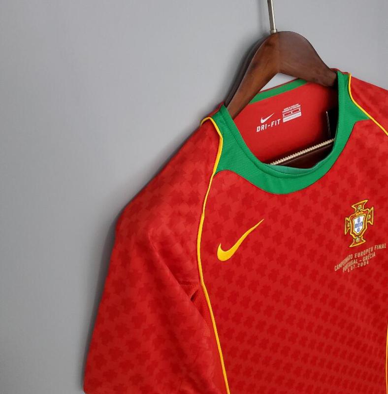 retro 2004 Portugal home Jersey
