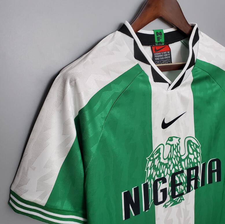retro 1996 Nigeria home jersey
