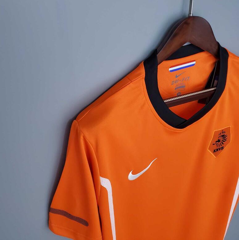 retro 2010 Netherlands home jersey