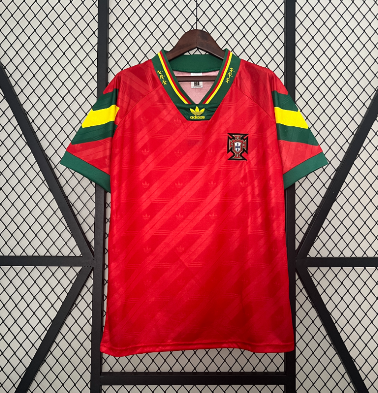 retro 1992 Portugal home Jersey
