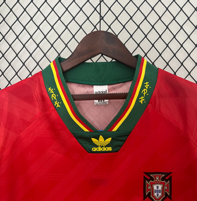 retro 1992 Portugal home Jersey