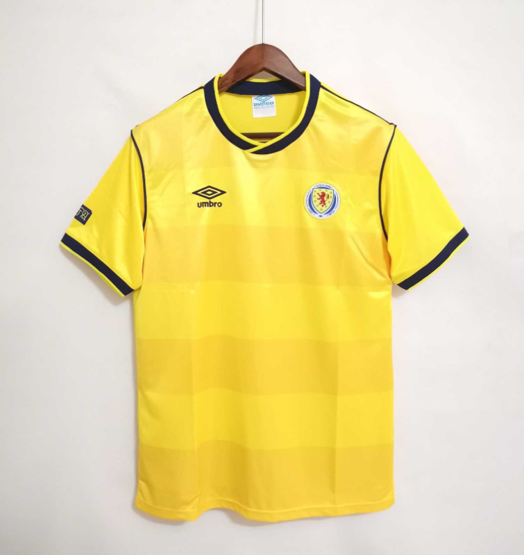 1986 Scotland away retro jersey