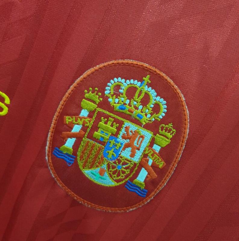retro 1994 spain home Jersey