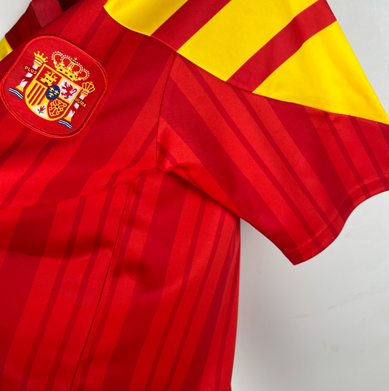 retro 1992 spain home Jersey