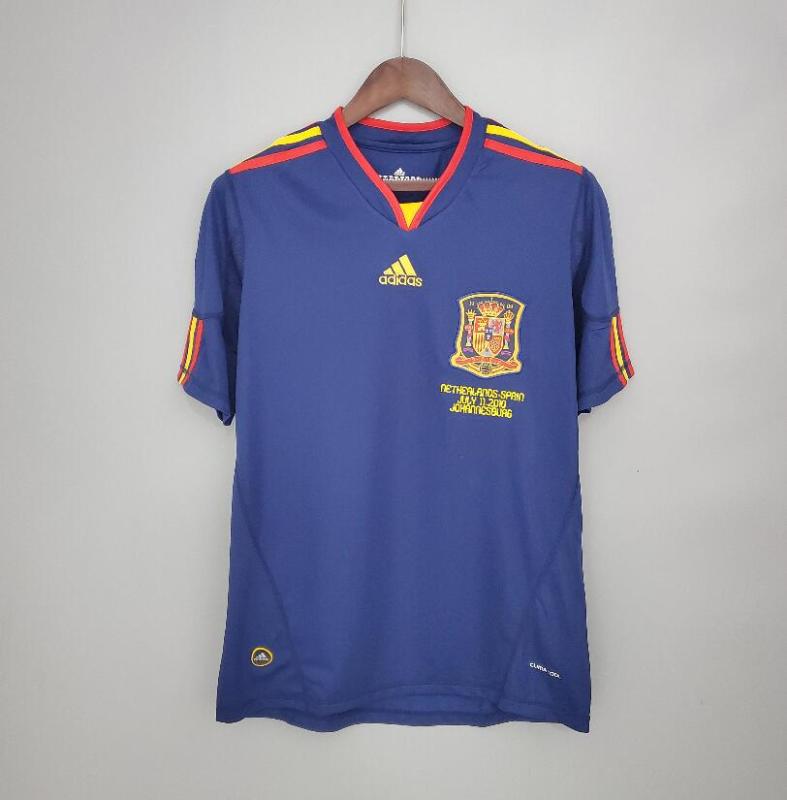 retro 2010 spain  away Jersey