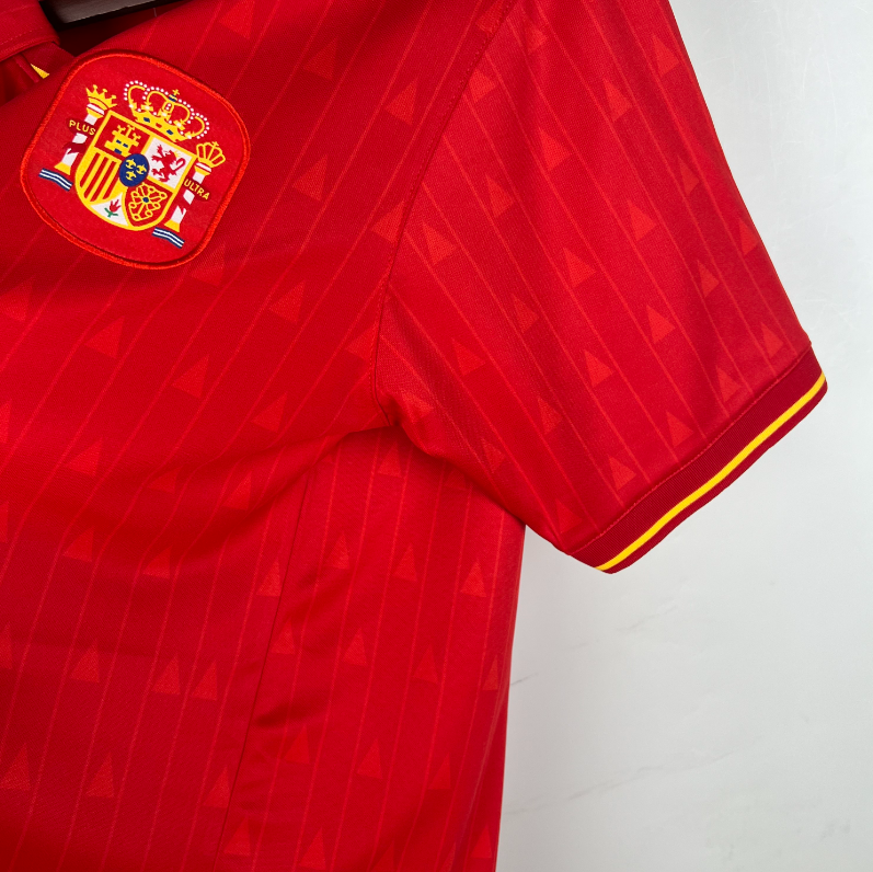 retro 1988 90 spain home Jersey