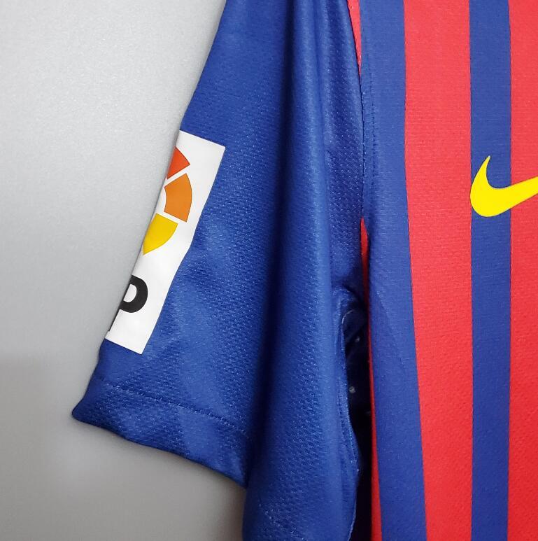 11 12 Barcelona home retro soccer jersey