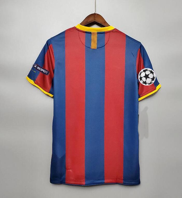 10 11 Barcelona home retro soccer jersey