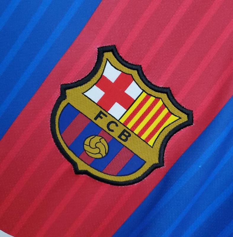 16 17 Barcelona home retro soccer jersey