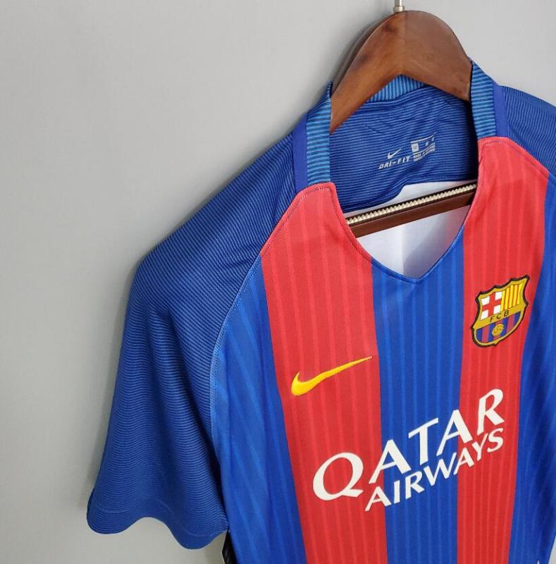 16 17 Barcelona home retro soccer jersey