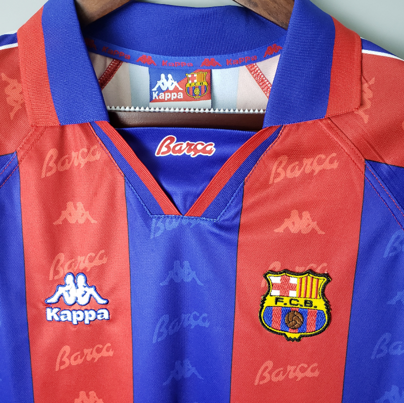 95 97 Barcelona home retro soccer jersey
