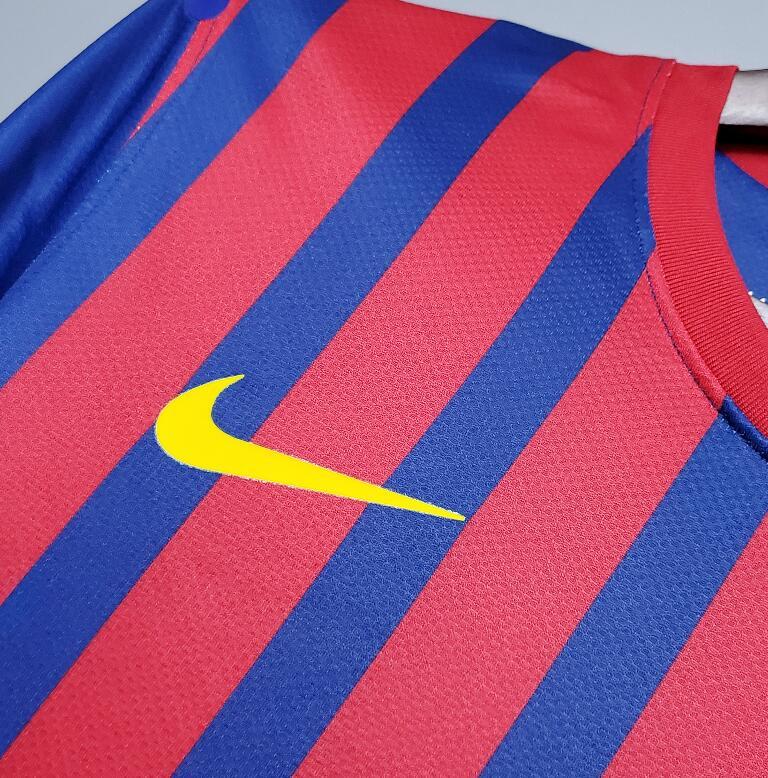 11 12 Barcelona home retro soccer jersey