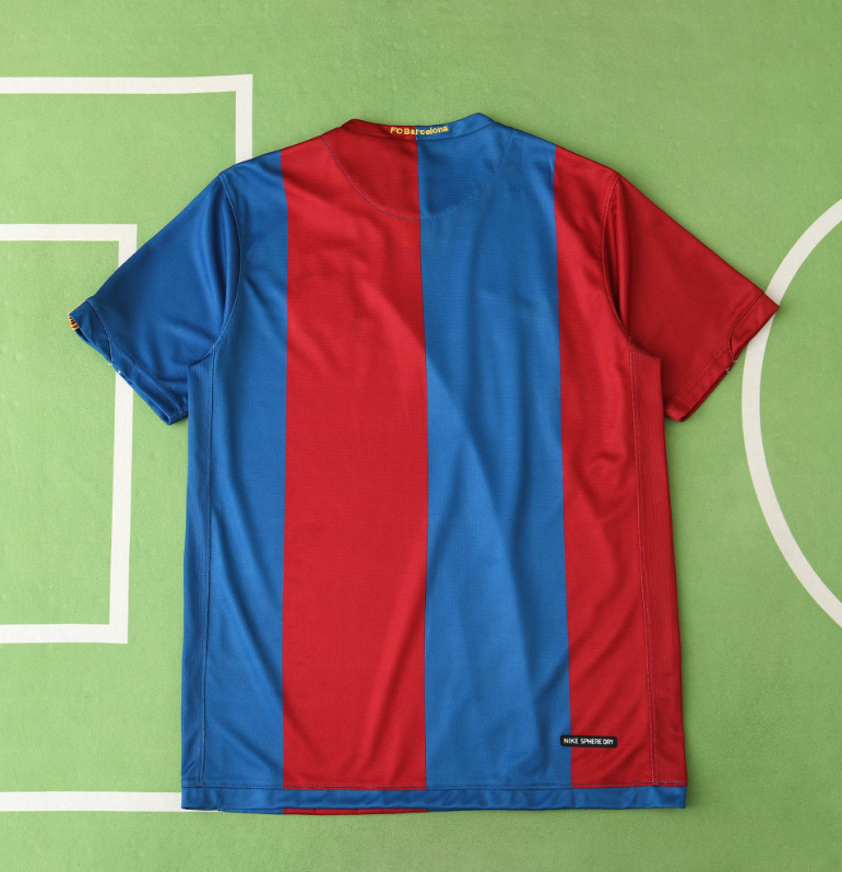 06 07 Barcelona home retro soccer jersey