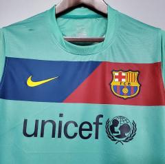 10 11 Barcelona away retro soccer jersey