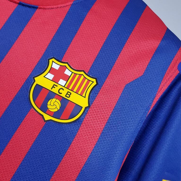 11 12 Barcelona home retro soccer jersey