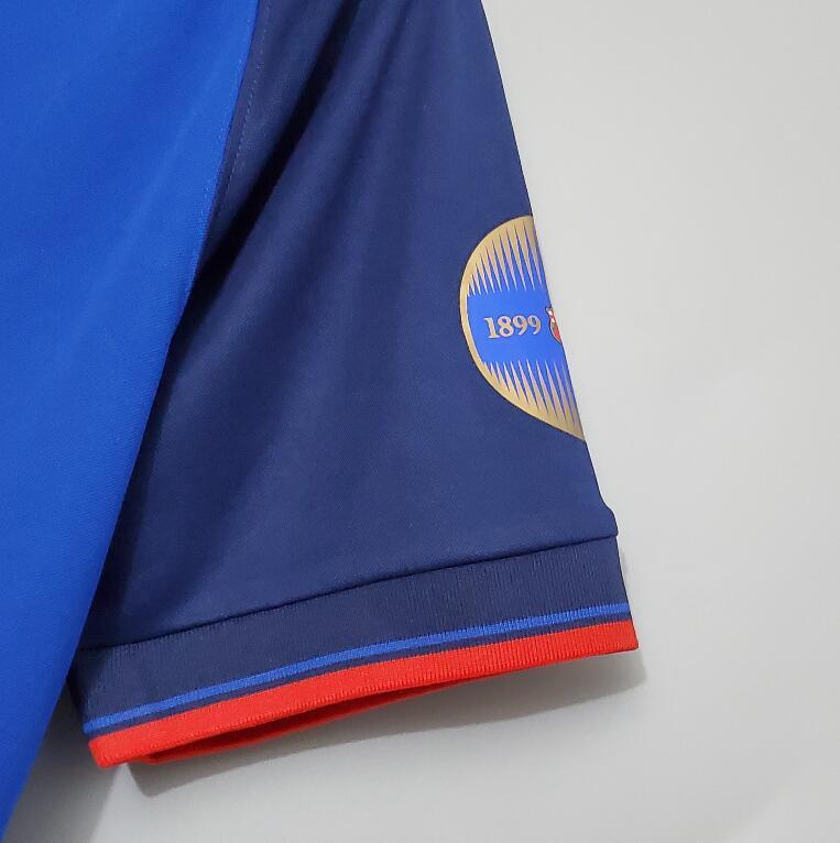 Barcelona Centennial commemorative retro soccer jersey