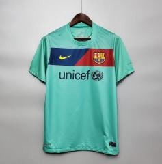 10 11 Barcelona away retro soccer jersey