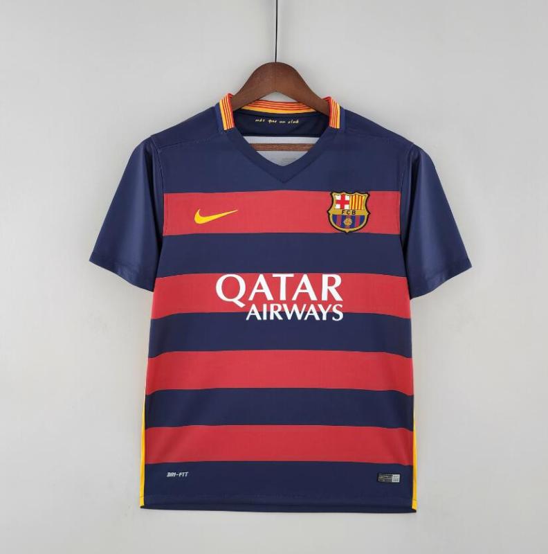 15 16 Barcelona home retro soccer jersey
