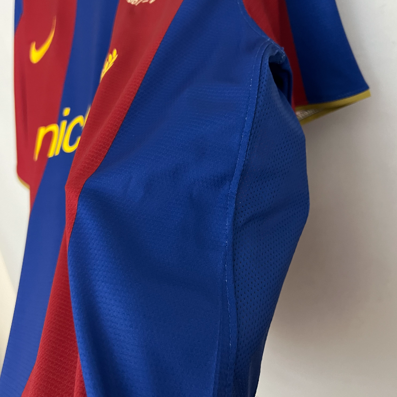 07 08 Barcelona home retro soccer jersey