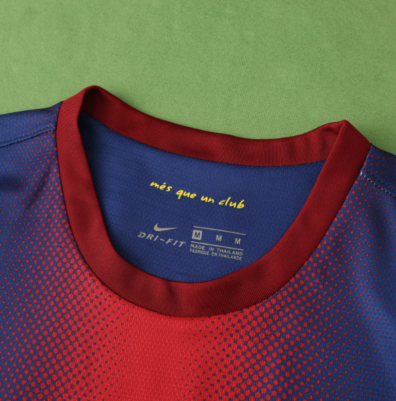 12 13 Barcelona retro home soccer jersey