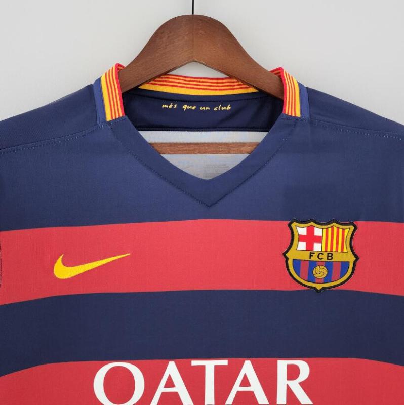 15 16 Barcelona home retro soccer jersey