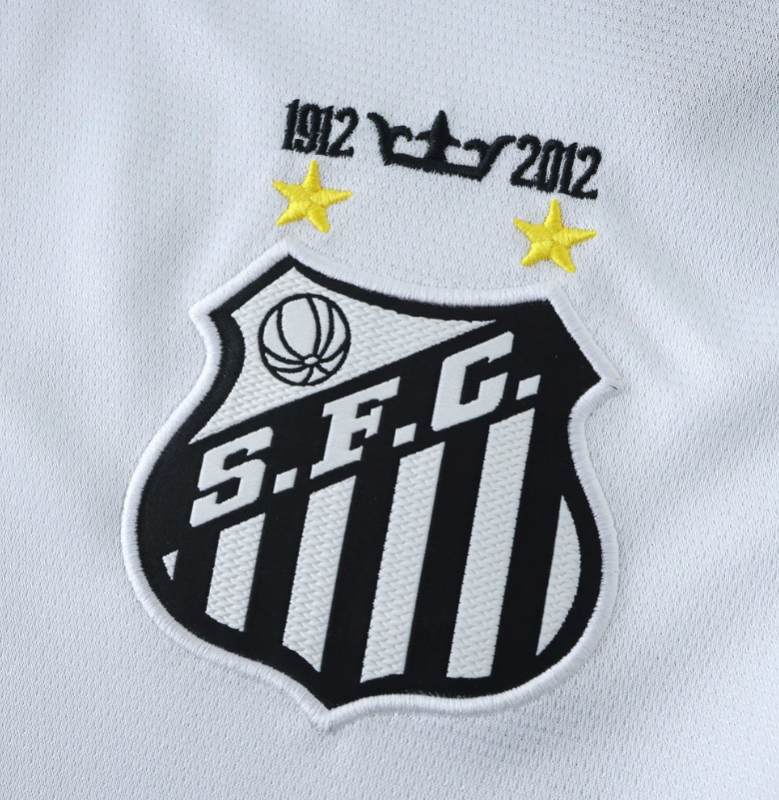 retro 2012 santos home long sleeve jersey
