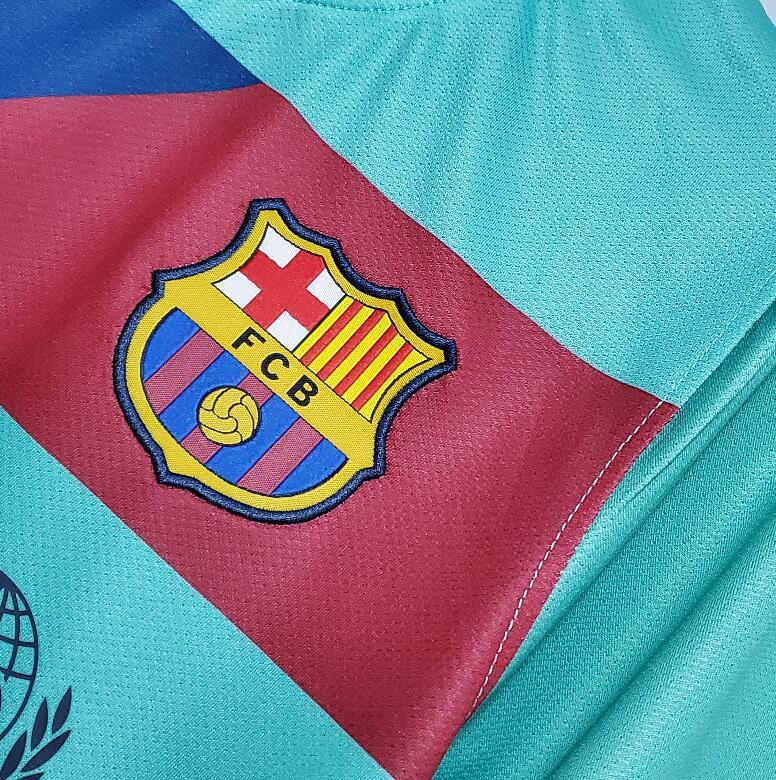 10 11 Barcelona away retro soccer jersey