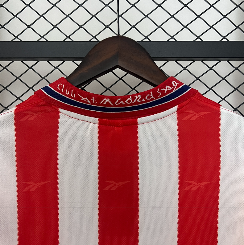 retro 98 99  Atletico Madrid home jersey