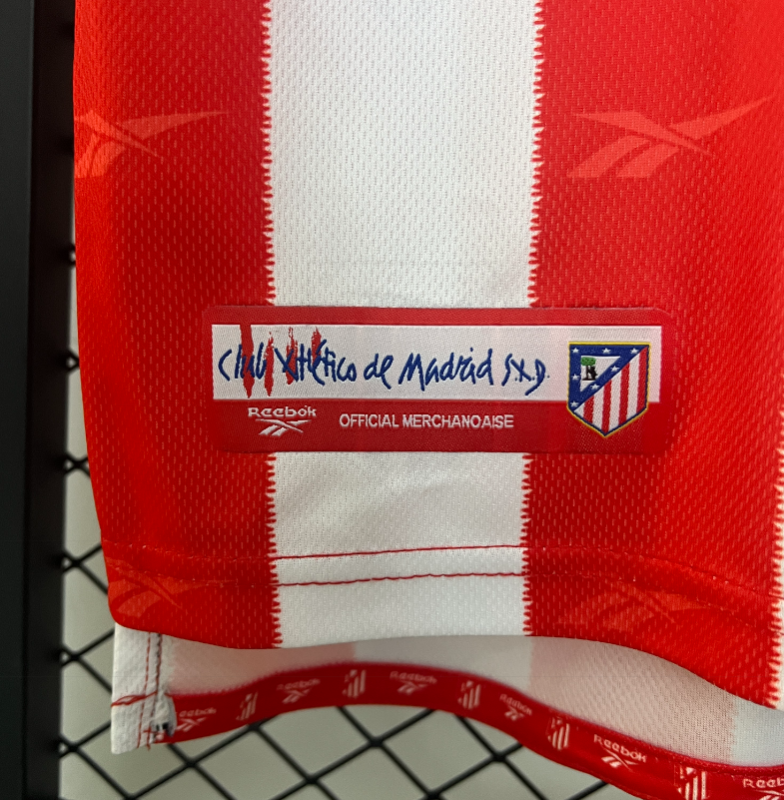 retro 98 99  Atletico Madrid home jersey