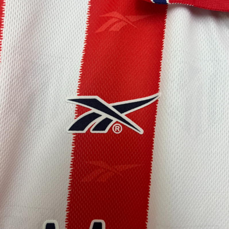 retro 98 99  Atletico Madrid home jersey