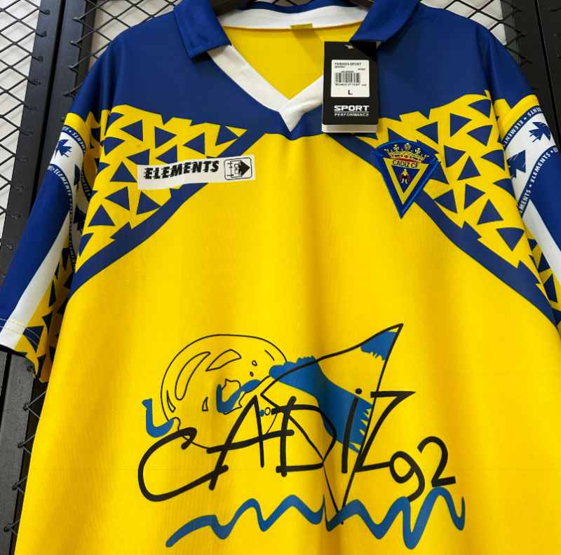 Retro Cadiz 91 92 Home retro jersey