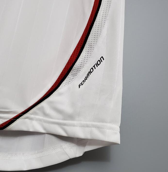 retro 06 07 ac milan away soccer jersey