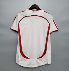 retro 06 07 ac milan away soccer jersey