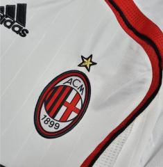 retro 06 07 ac milan away soccer jersey