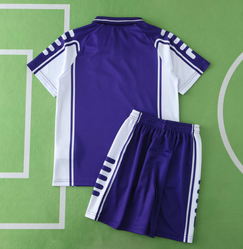 retro 99 00 Fiorentina home kids kit jersey