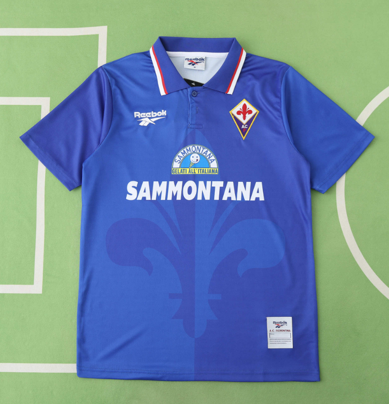 retro 95 96 Fiorentina home jersey