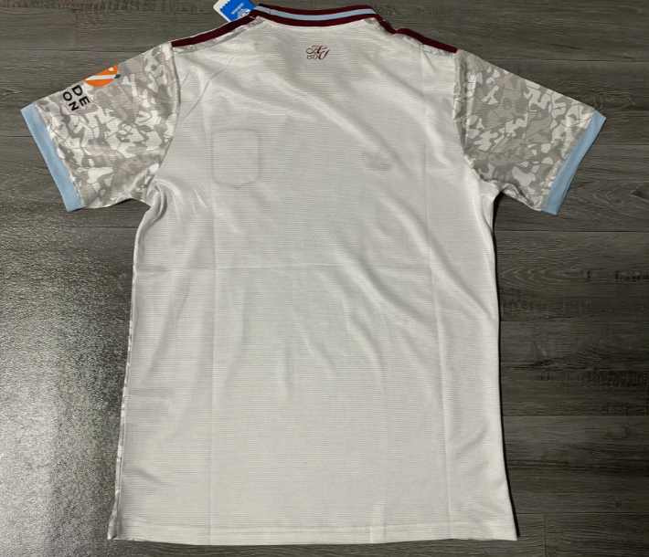 25 26 aston villa white jersey