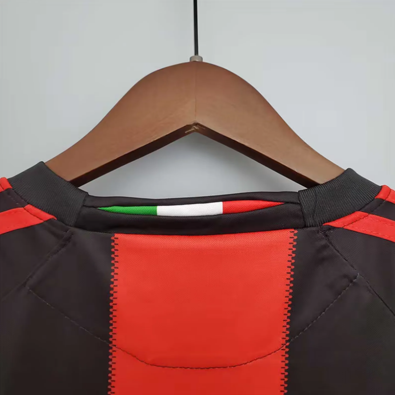 retro 10 11 ac milan home soccer jersey