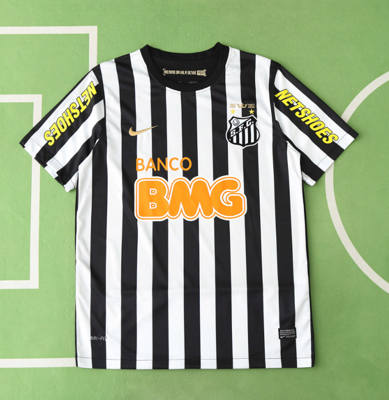 retro 2012 santos away jersey