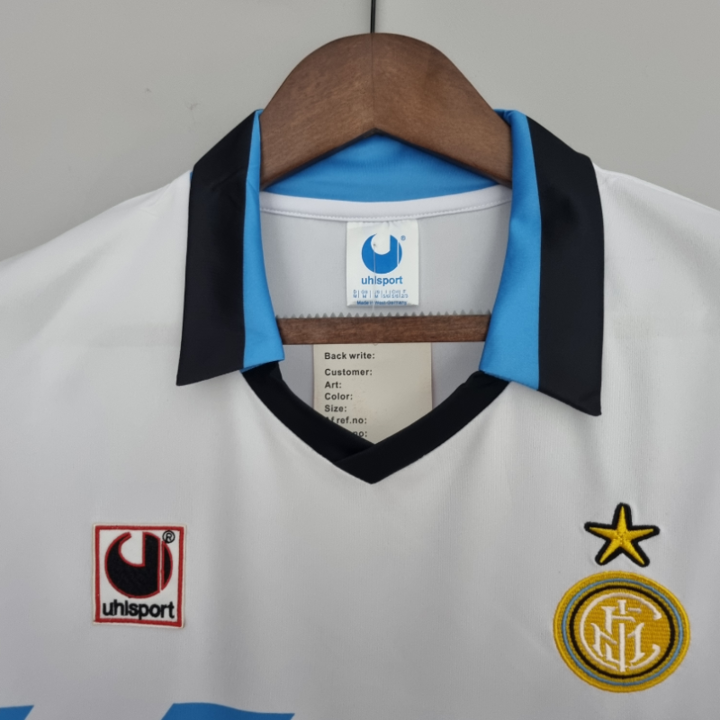 retro 88 89 inter milan away jersey