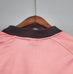 retro 97 98  juventus  Centenary pink long sleeve soccer jersey