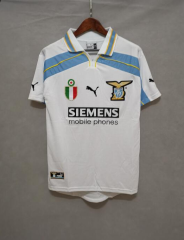 retro 99 00 Lazio Centenary Home jersey