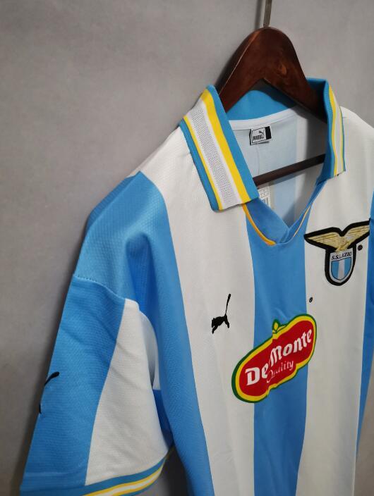retro 99 00 Lazio Champions League Home jersey
