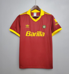 retro 91 92 roma home jersey