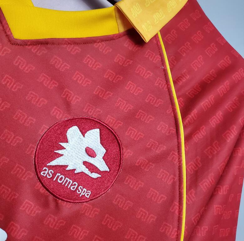 retro 90 91 roma home jersey