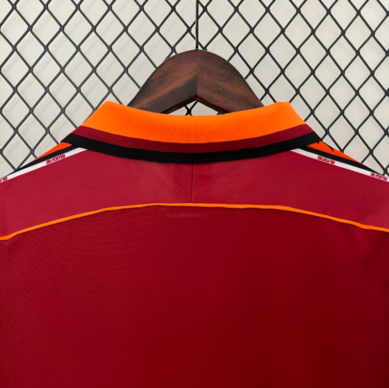 retro 98 99 roma home jersey